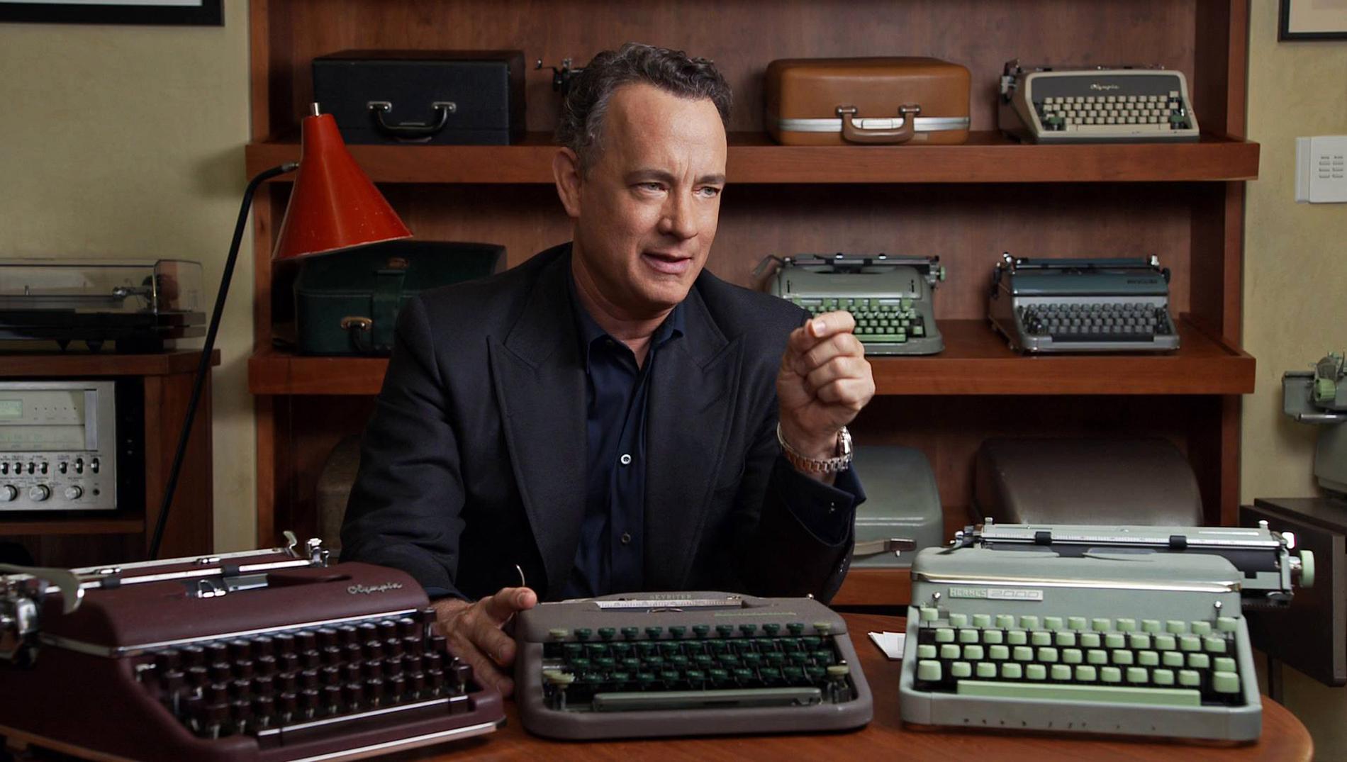 2016 medverkade Tom Hanks i dokumentären ”California typewriter”. 