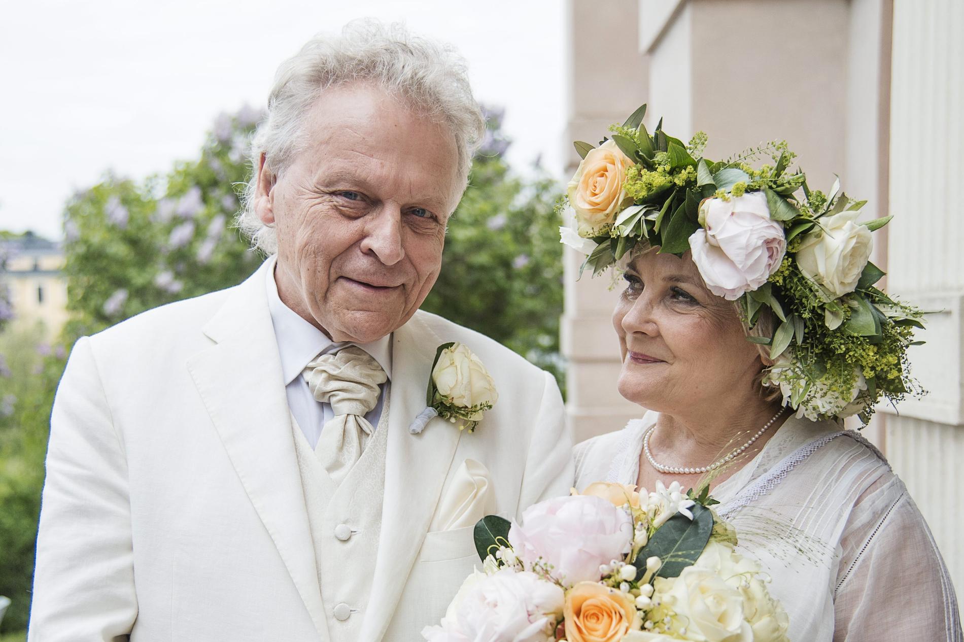 Herman Lindqvist med sin fru Liliana.