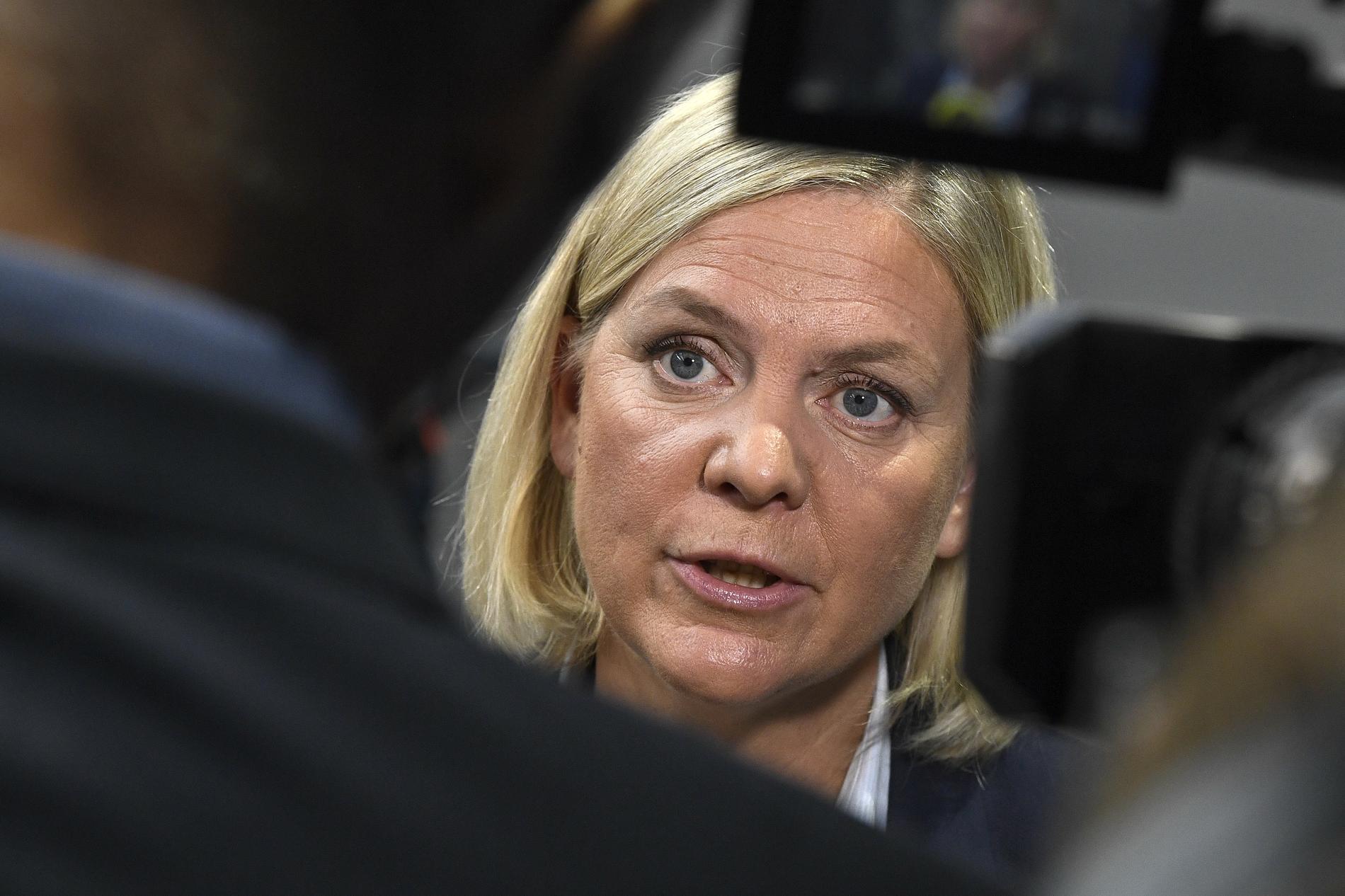 Finansminister Magdalena Andersson (S) anmäls till KU av Moderaterna. Arkivbild.