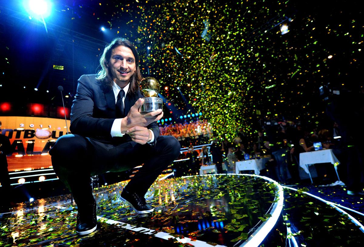 2011: Zlatan Ibrahimovic, Milan Juryns motivering: ”Zlatan Ibrahimovic får guldbollen för sina insatser i landslaget och i klubblaget Milan. Under oerhörd press har han fortsatt att vara en självskriven och självlysande ledare för ett lag på yppersta nivå, och lagt ytterligare mästerskap till en redan mästerlig samling.”