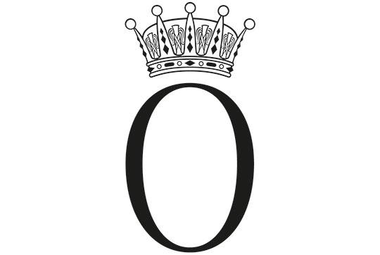 Prins Oscars monogram.