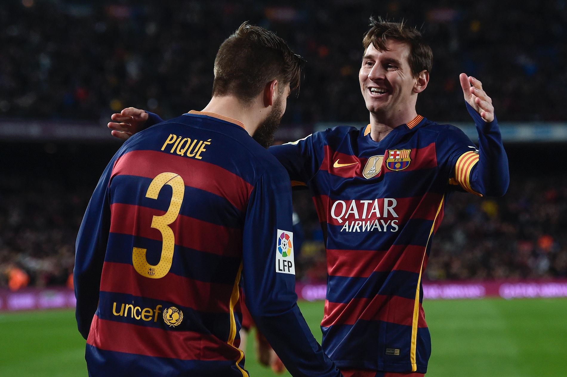 Pique och Messi frälste Barcelona.