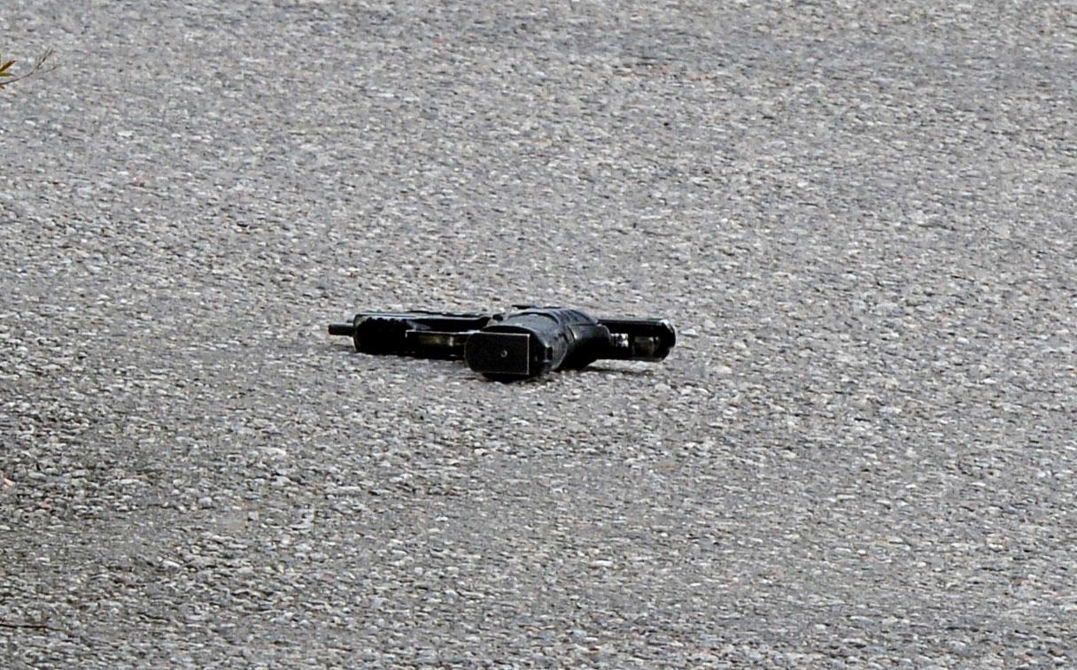 Pistolen som användes vid skjutningen.