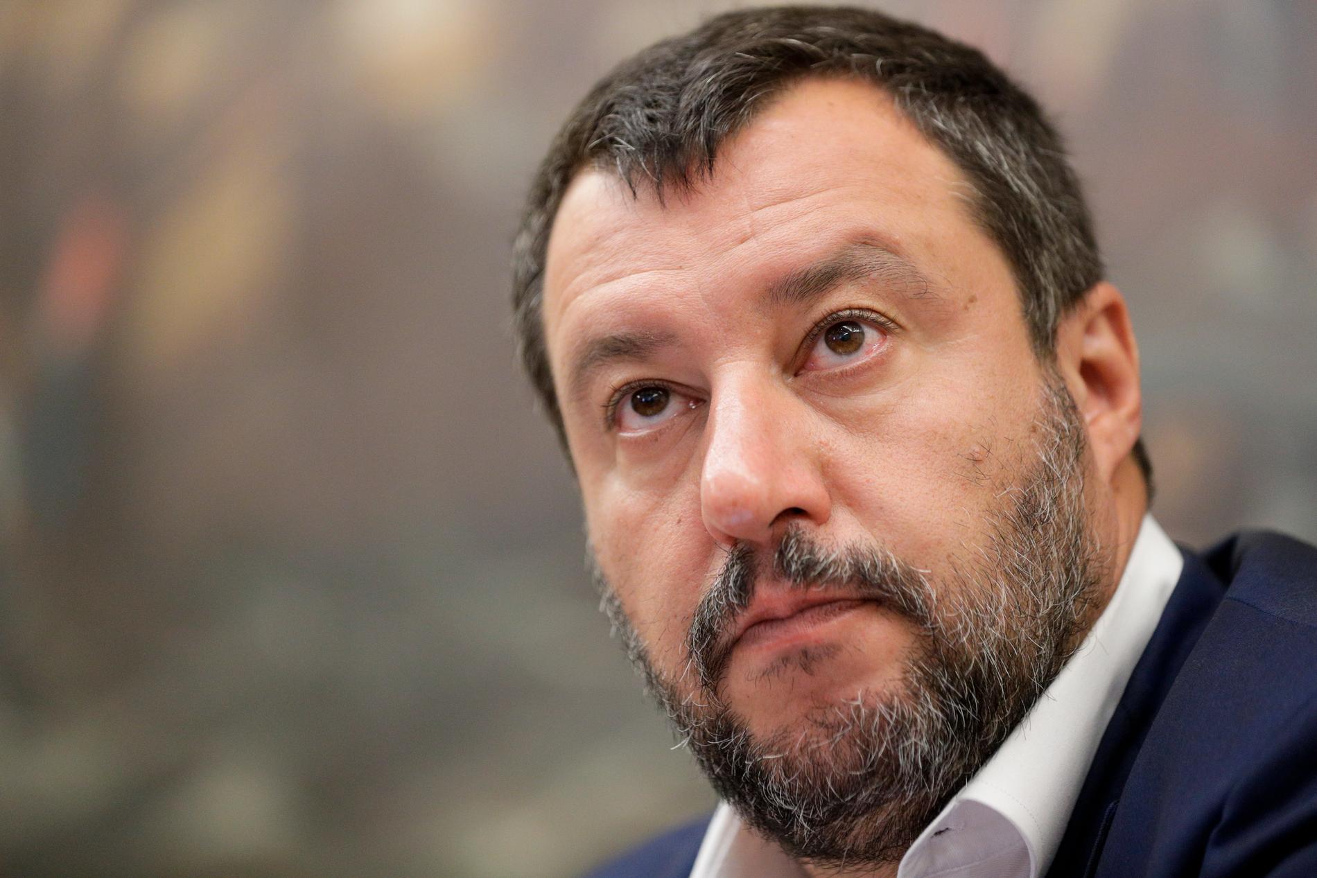Det antagna dekretet är en seger för Italiens inrikesminister Matteo Salvini. Arkivbild.