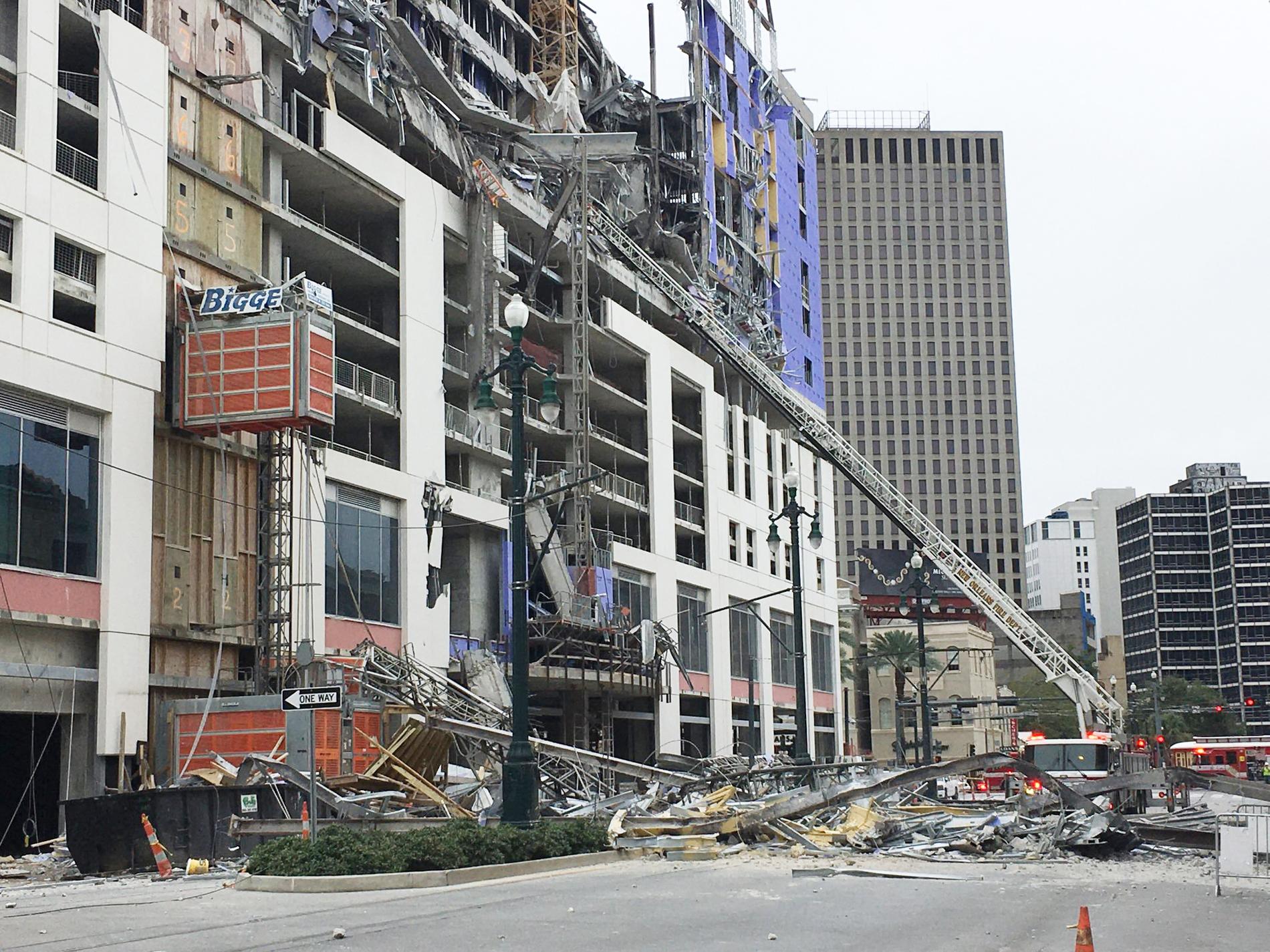 Hard Rock Hotel i New Orleans rasar.