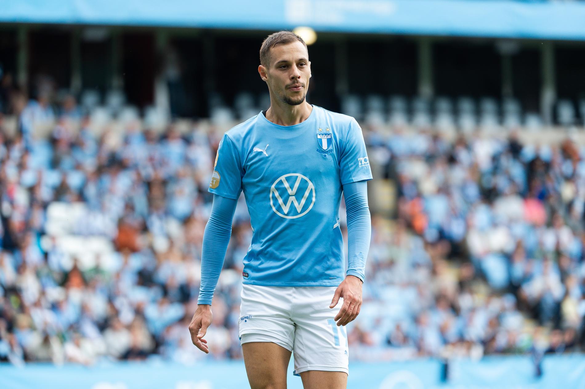 Veljko Birmancevic värvades till Malmö FF 2021. 