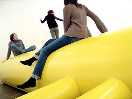 Fabrice Gygi: "Airbag Generation Yellow", 2001.