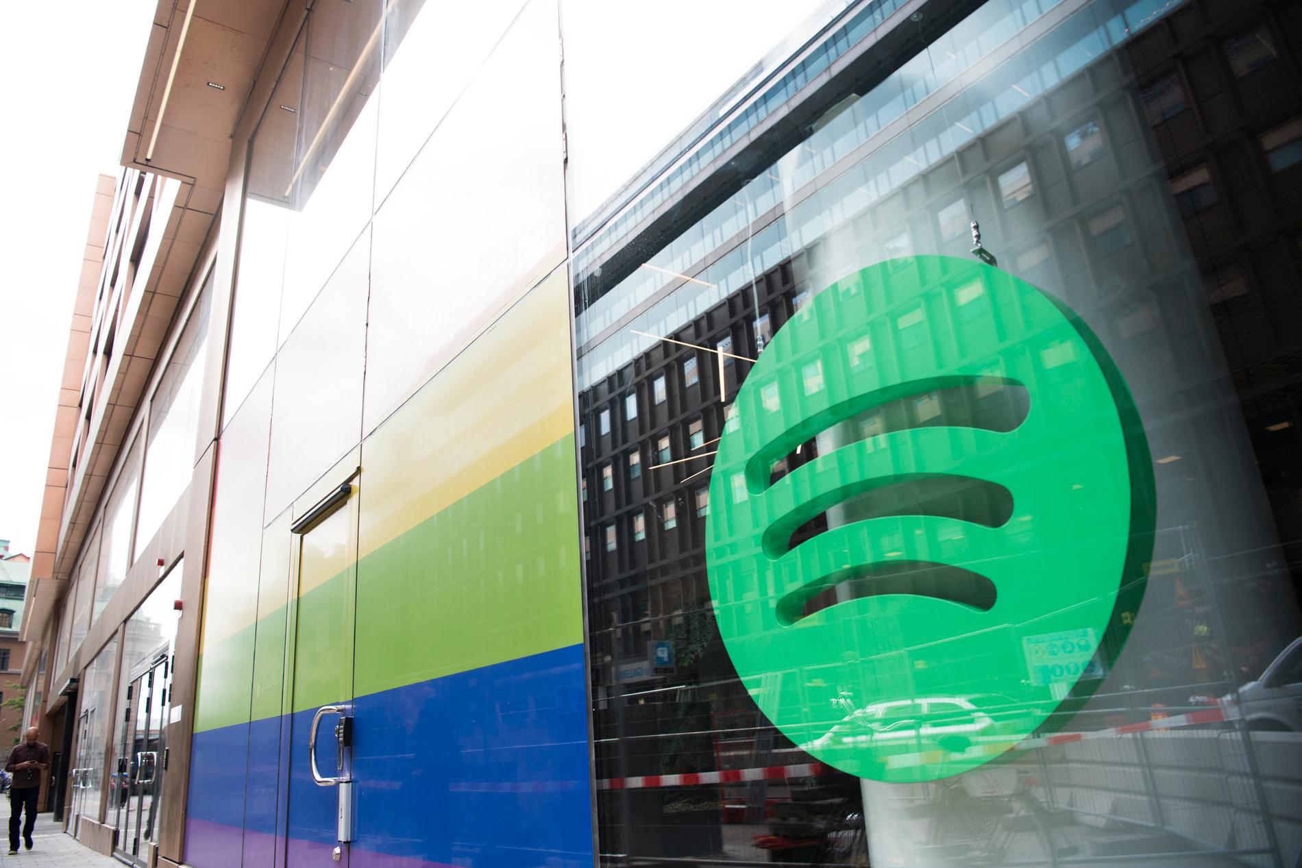 Spotifys huvudkontor på Regeringsgatan i Stockholm.