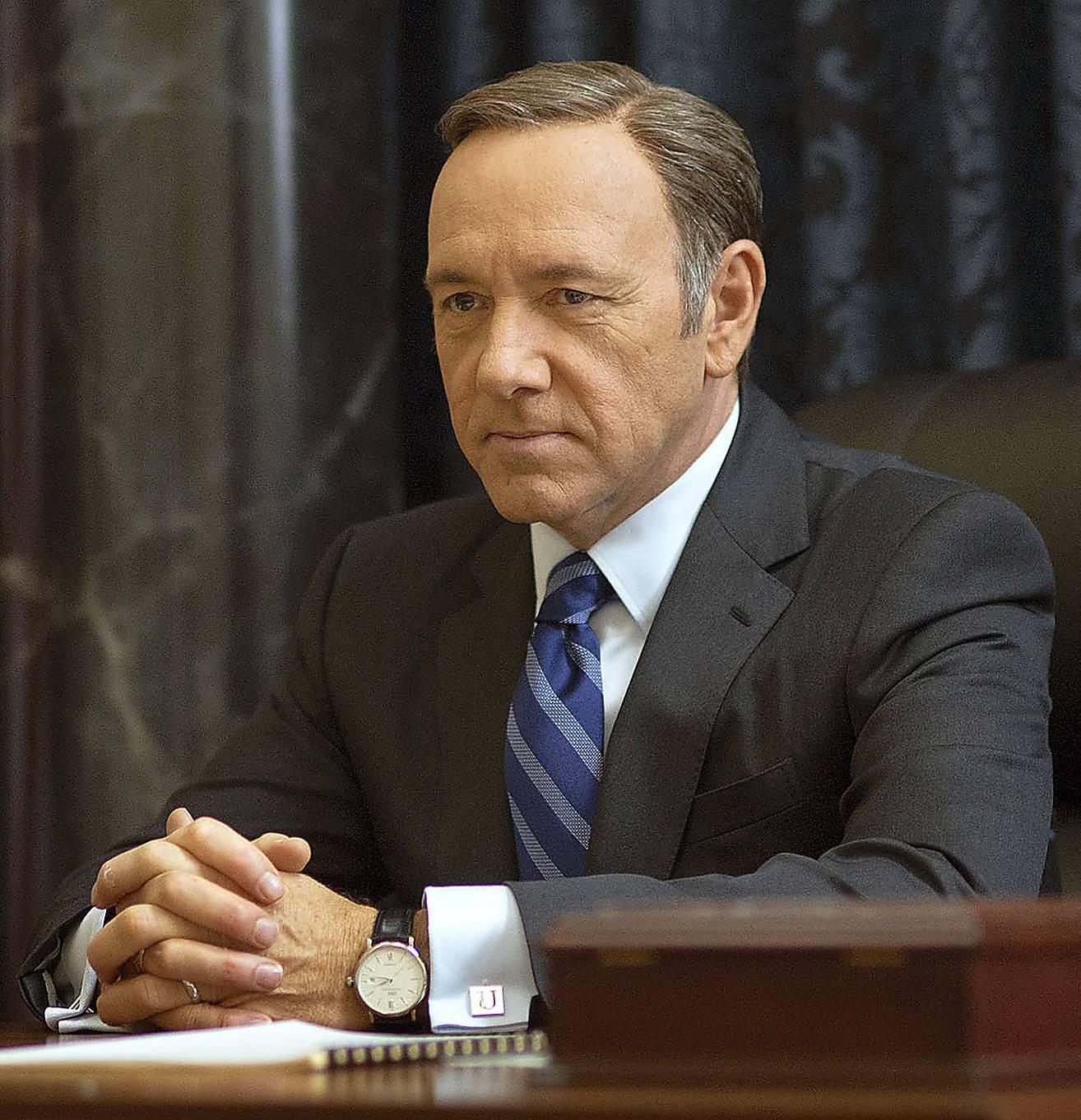 Kevin Spacey som Frank ­Underwood. i ”House of Cards”.