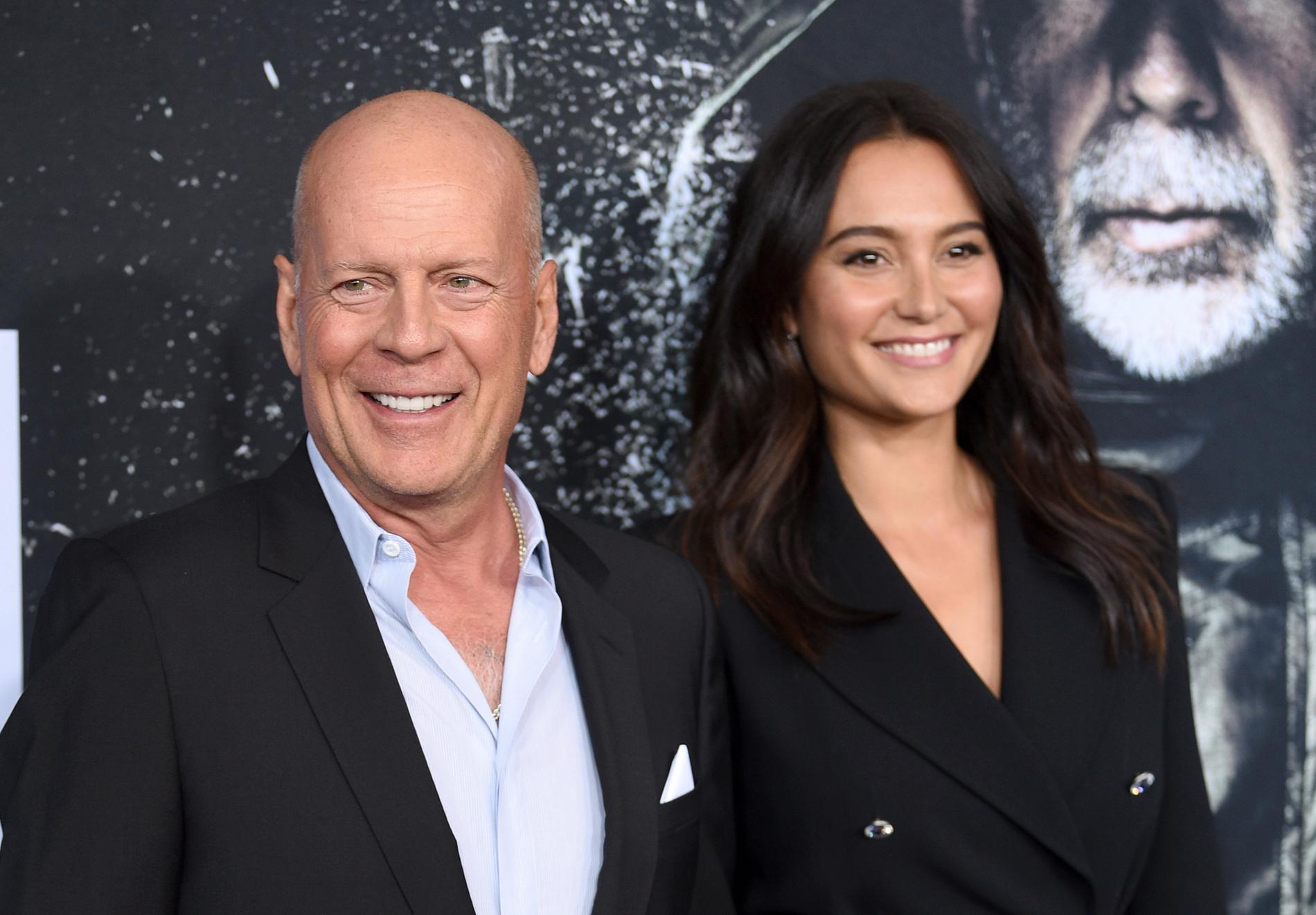 Bruce Willis och Emma Heming 2019.