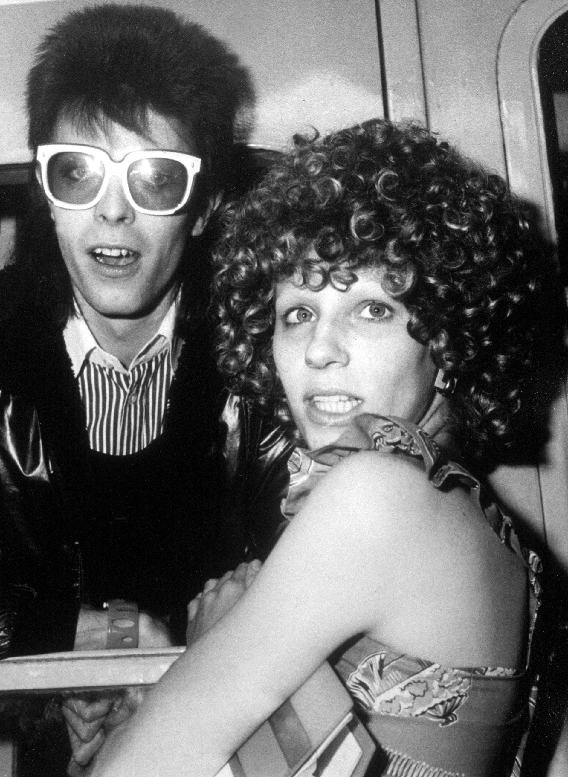 David och Angie Bowie 1973.
