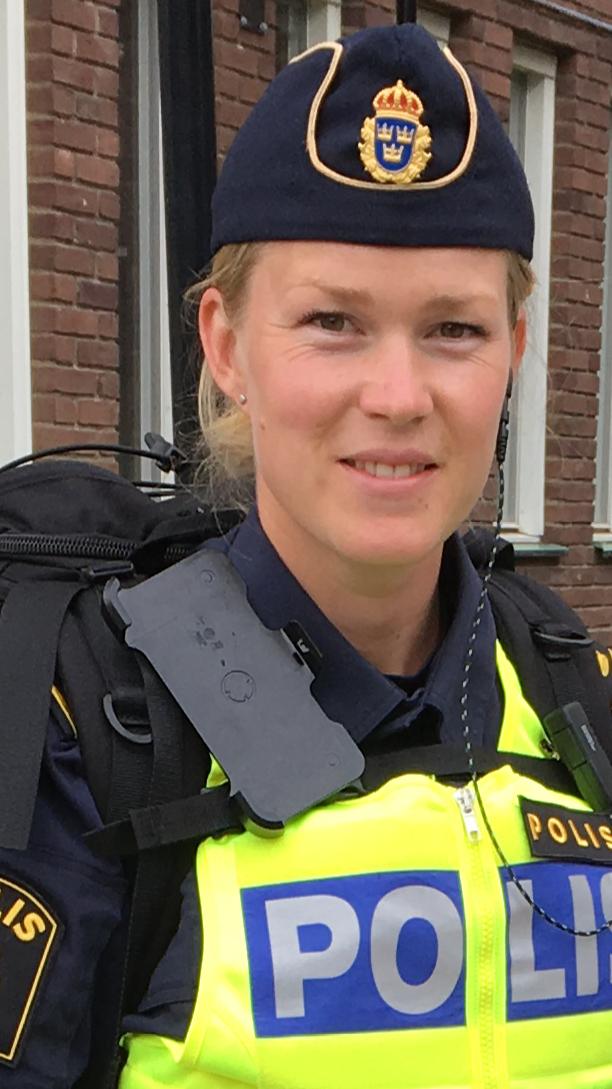 Hilda Axelsson, Hilda Axelsson, utredare på demokrati- och hatbrottsgruppen vid polisen i region väst.