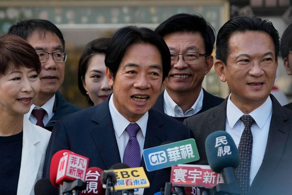 Taiwans nya president, DPP:s Lai Ching-te. 