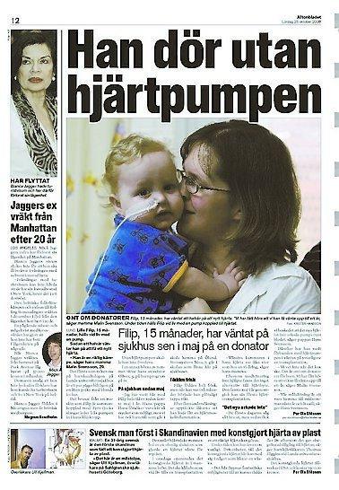 Aftonbladet oktober 2008.