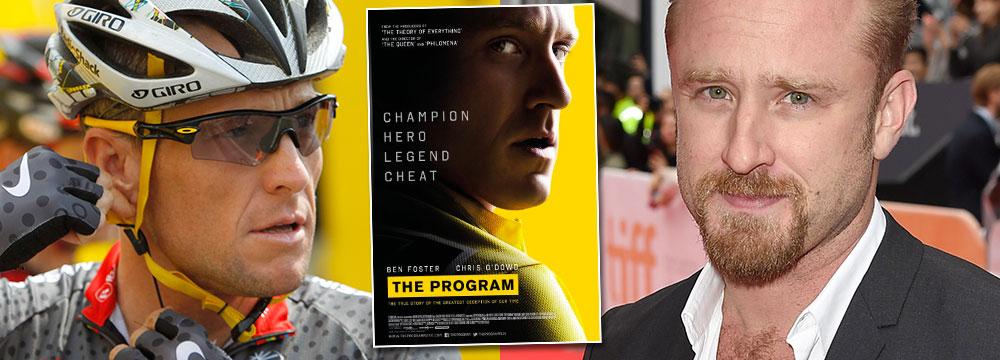 Ben Foster har verkligen gått in i rollen som Lance Armstrong till nya filmen ”The Program”.