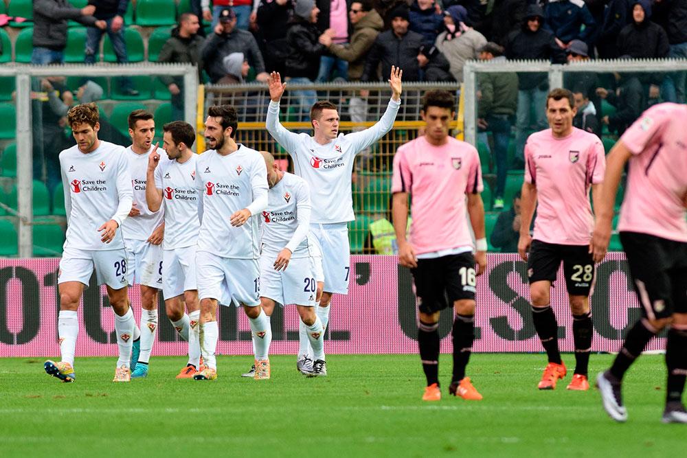 Fiorentina bortaslog Palermo på Trettondagen