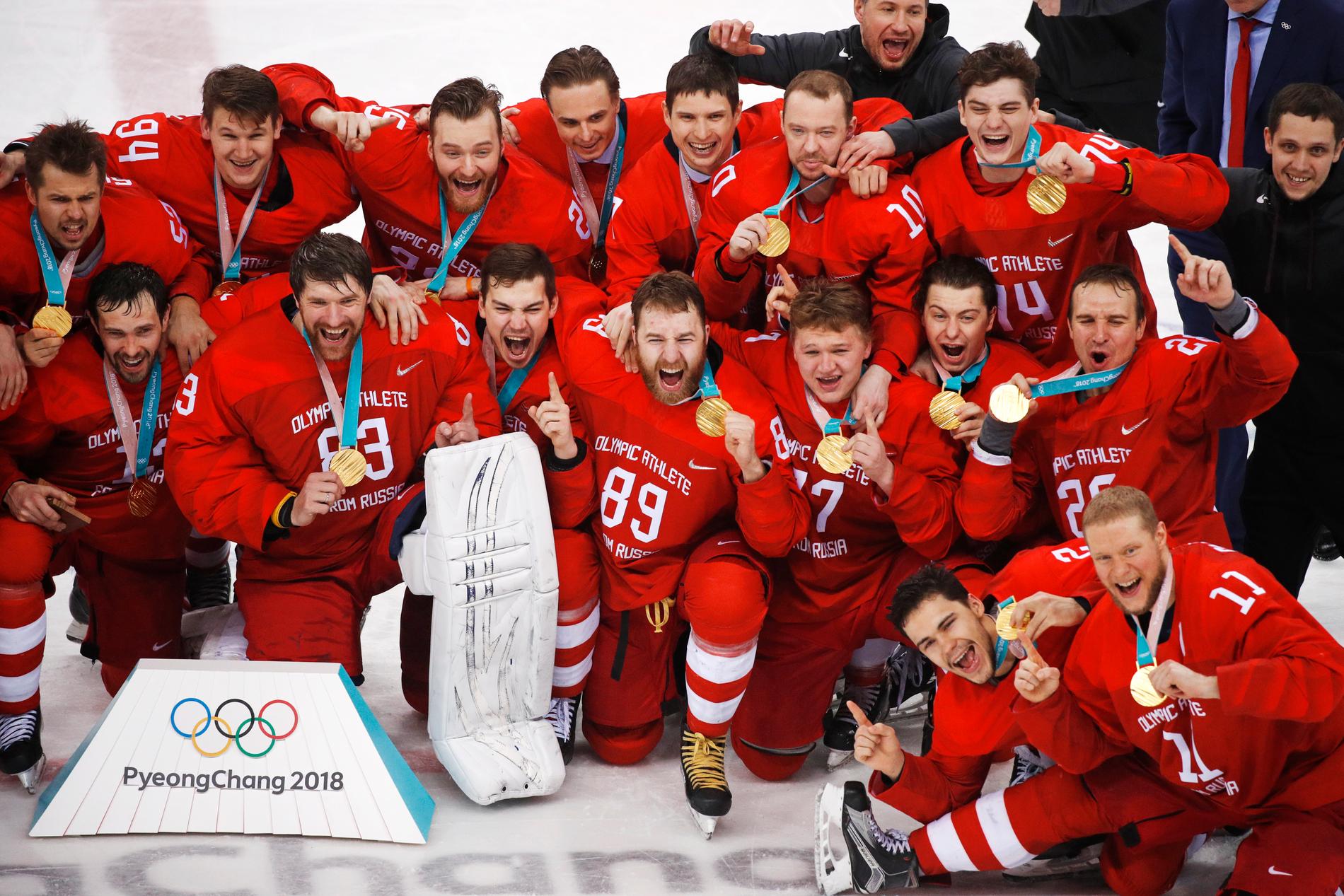 Ryssland tog OS-guld i Pyeongchang 2018, men har sedan Rysslands invasion av Ukraina portats från internationellt spel.