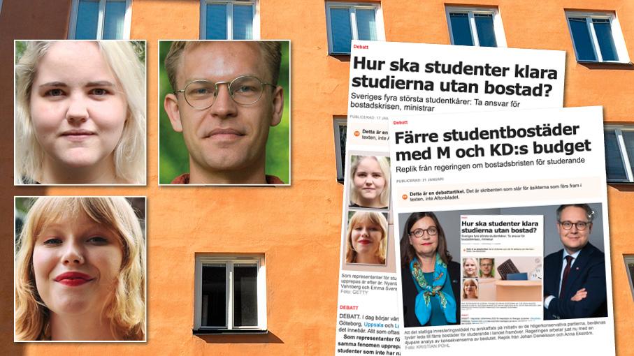 ”Det krävs samarbete”, skriver ministrarna i sitt svar. Det har de helt rätt i – och vi står med öppna armar för att tillsammans hitta lösningar för att skapa de bästa förutsättningarna för att vara student i Sverige. Slutreplik från fyra studentkårer.