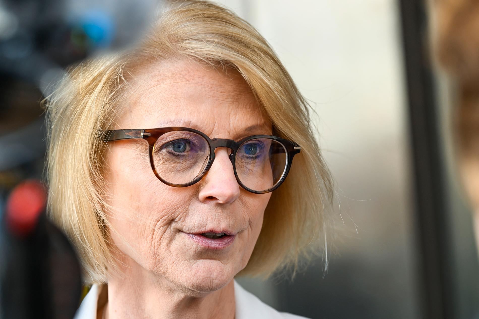 Finansminister Elisabeth Svantesson (M).