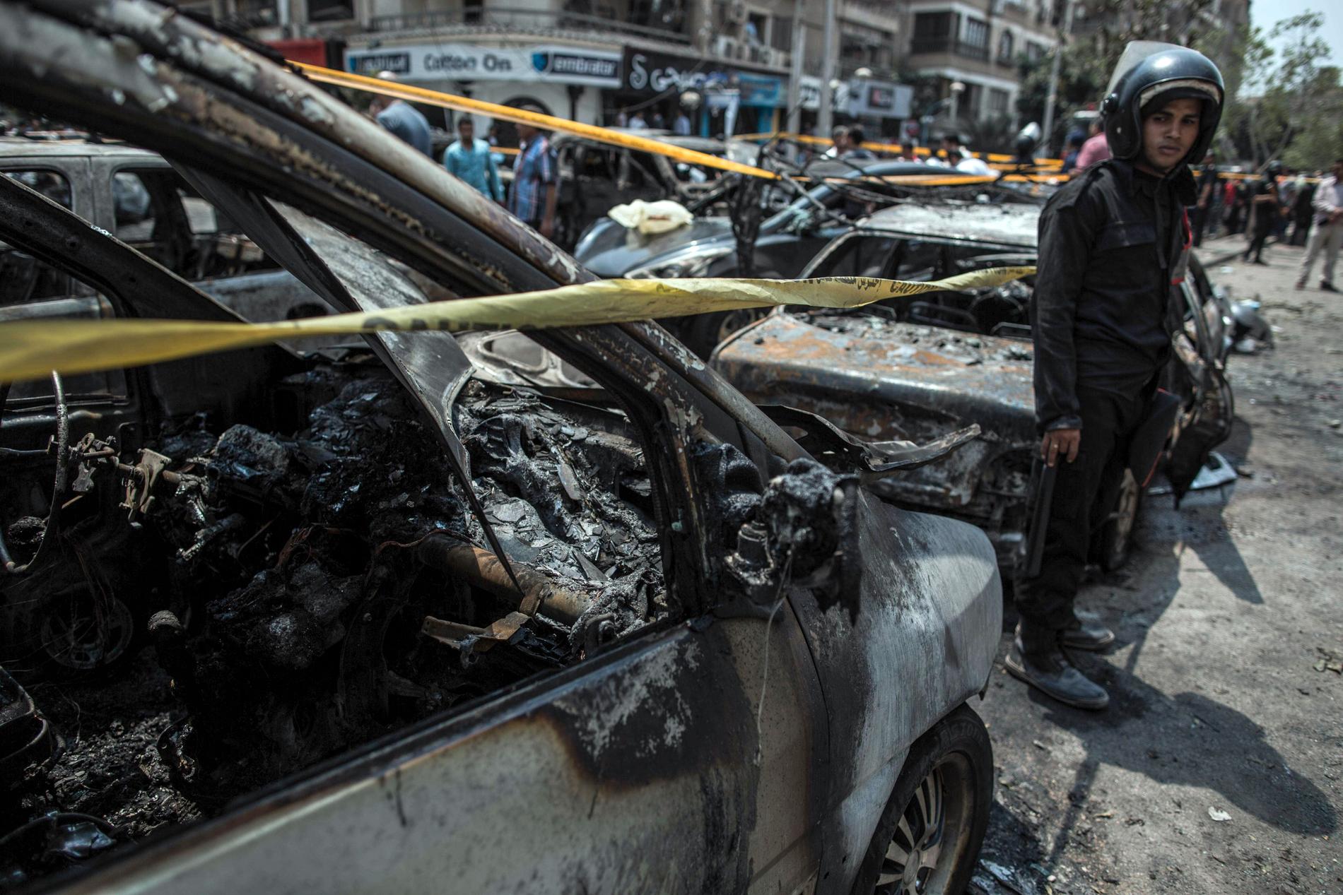 Egyptens riksåklagare Hisham Barakat dödades av en bilbomb i Kairo 2015. Arkivbild.