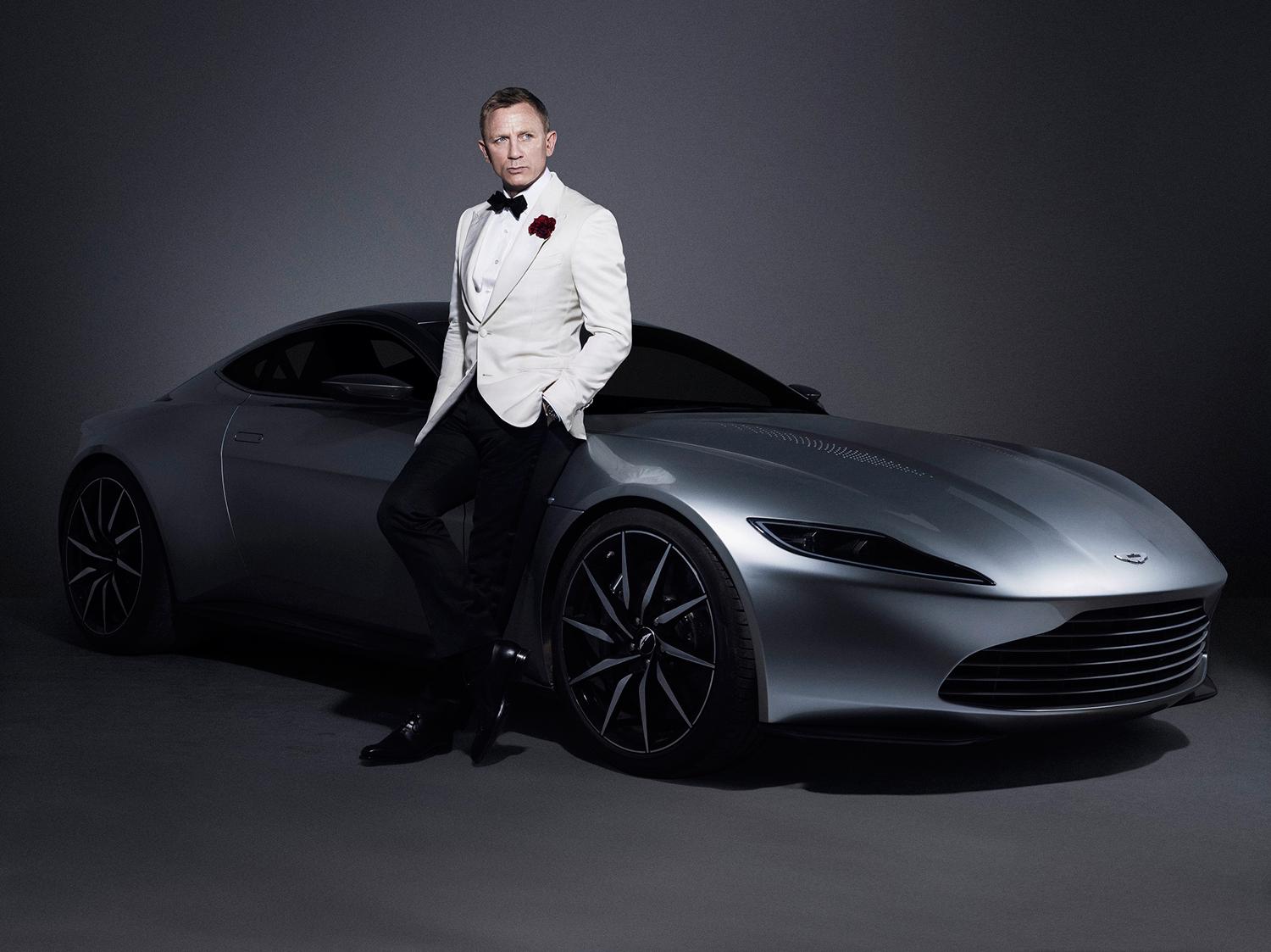 Daniel Craig och Aston Martin DB10