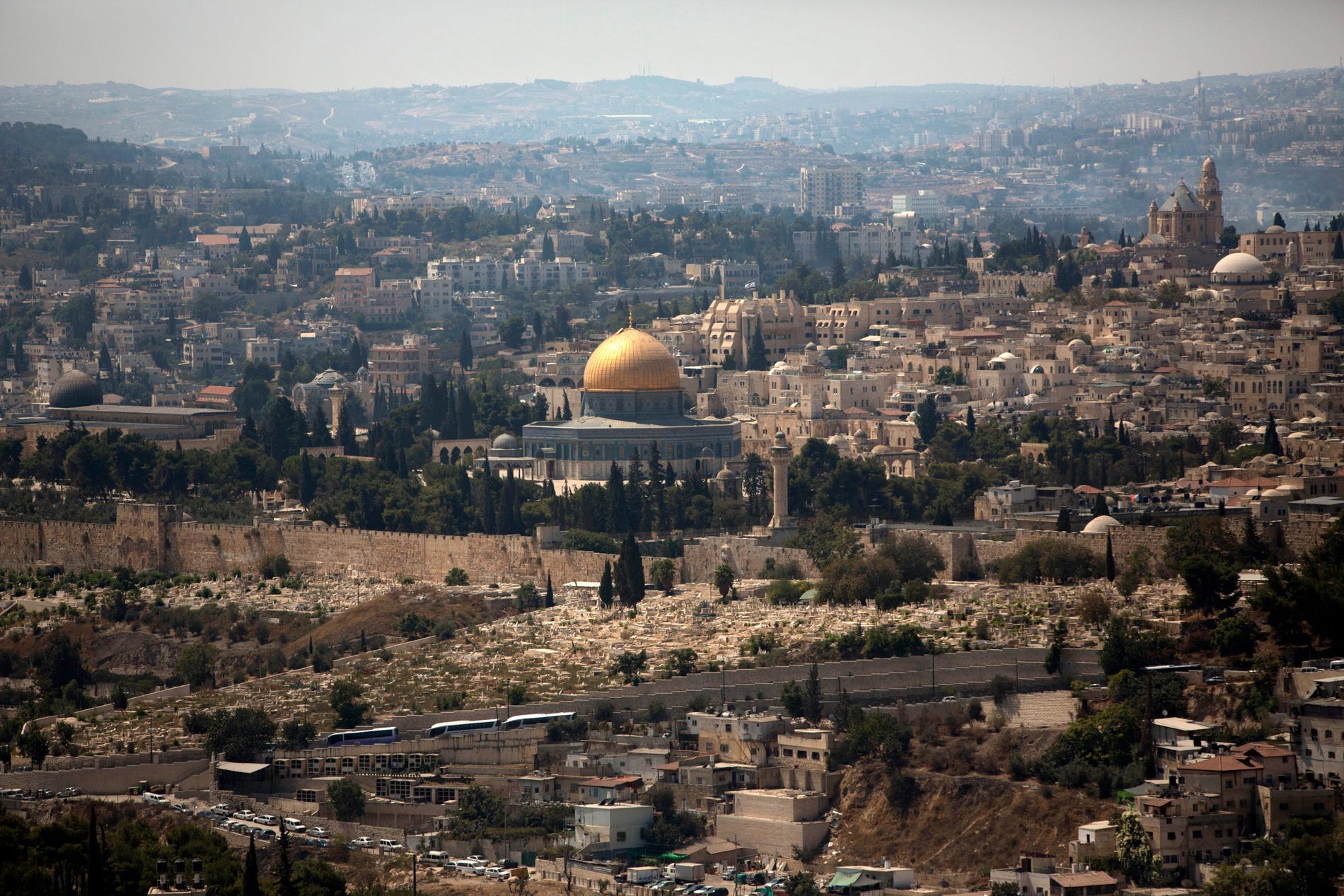 Tempelberget i Jerusalem. Arkivbild.