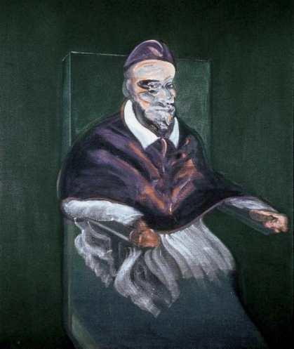 Påveporträtt, efter Vélasquez, 1959. (Bilden är något beskuren.)