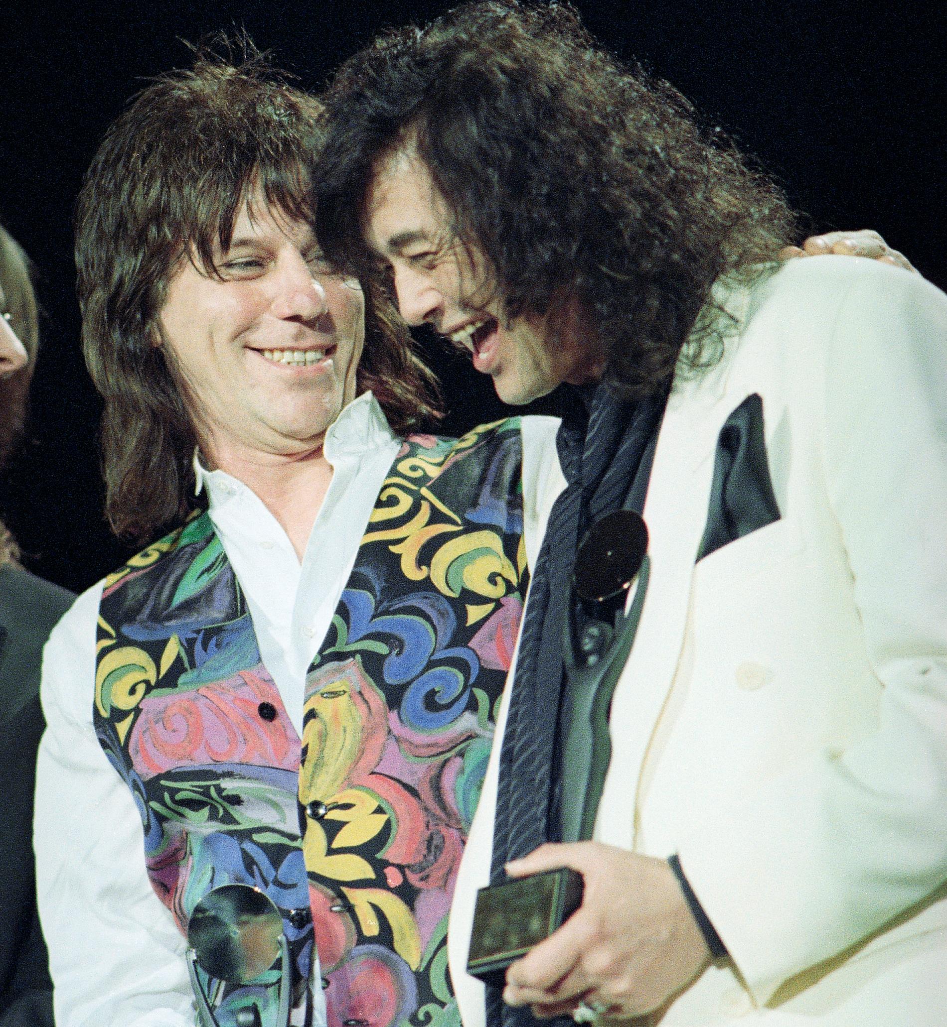 Jeff Beck och Jimmy Page.