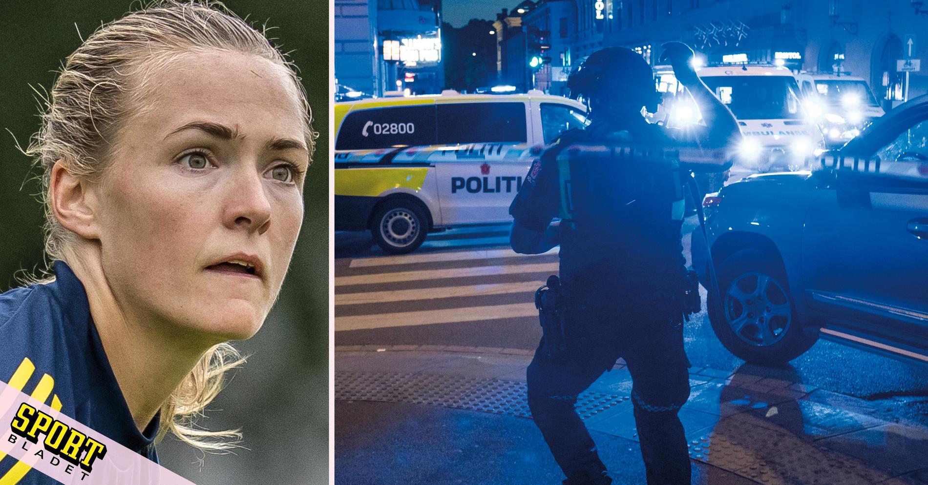 Fotboll: Magdalena Eriksson om terrordådet i Oslo: ”Gör mig jätteledsen”