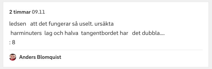 Skärmdump från SVT:s liverapportering.