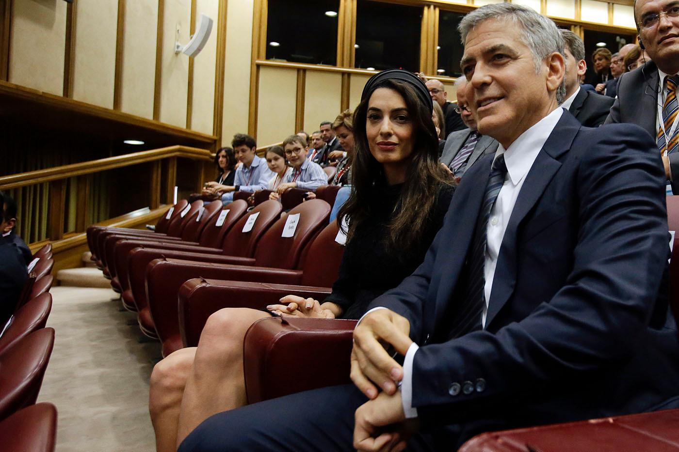 Amal Clooney och George Clooney.