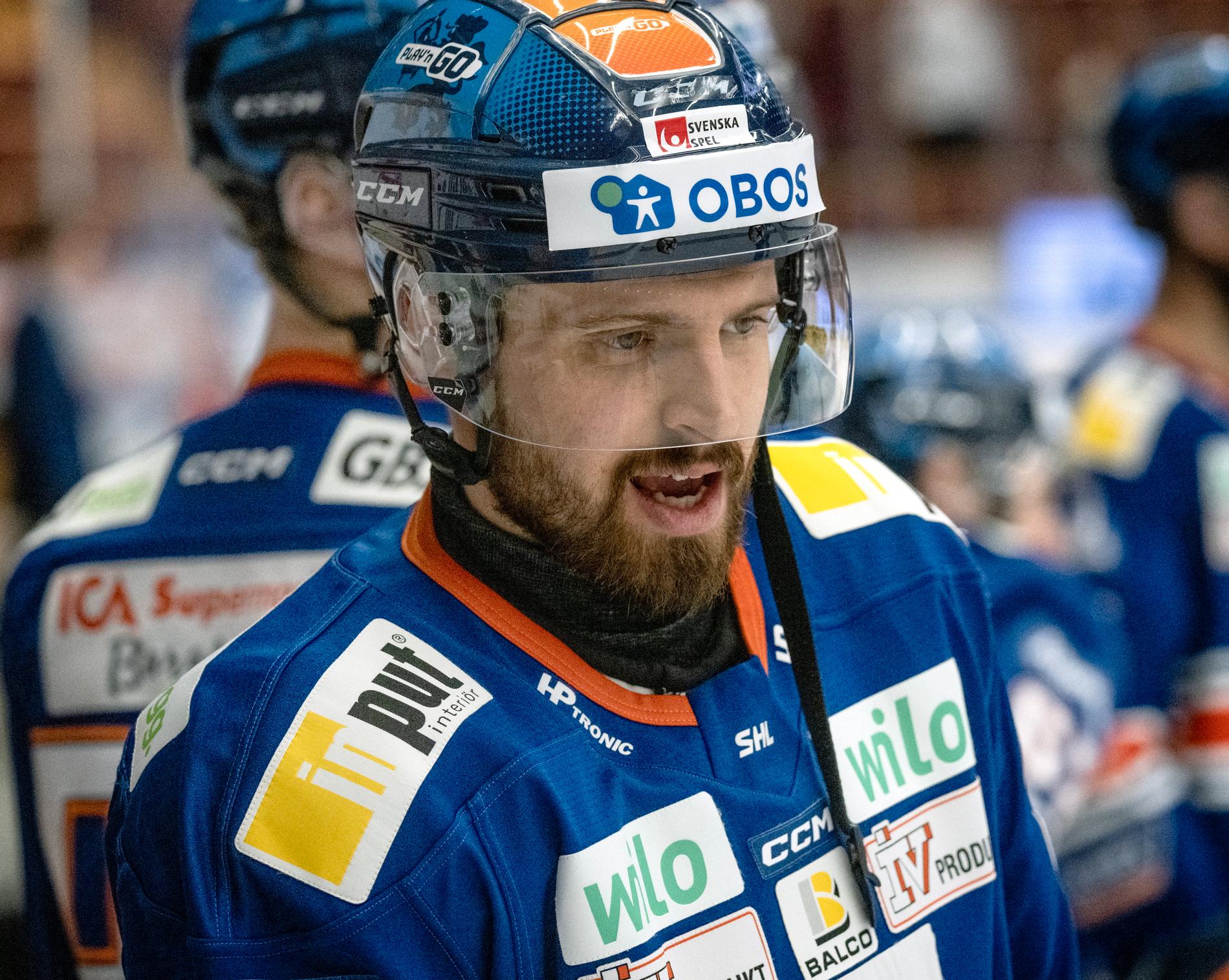 Lukas Bengtsson avgjorde mot HV71. Arkivbild.