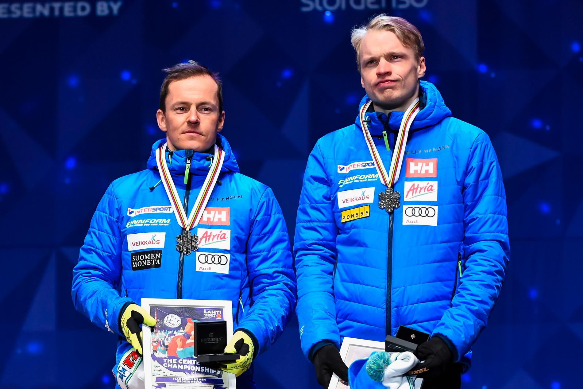 Sami Jauhojärvi, till vänster, tillsammans med Ivo Niskanen