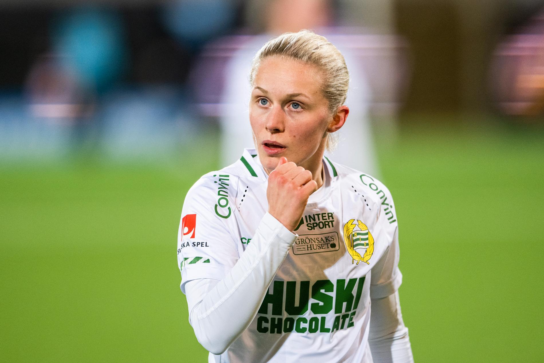 Emilia Larsson blev matchhjälte för Hammarby mot Piteå. 