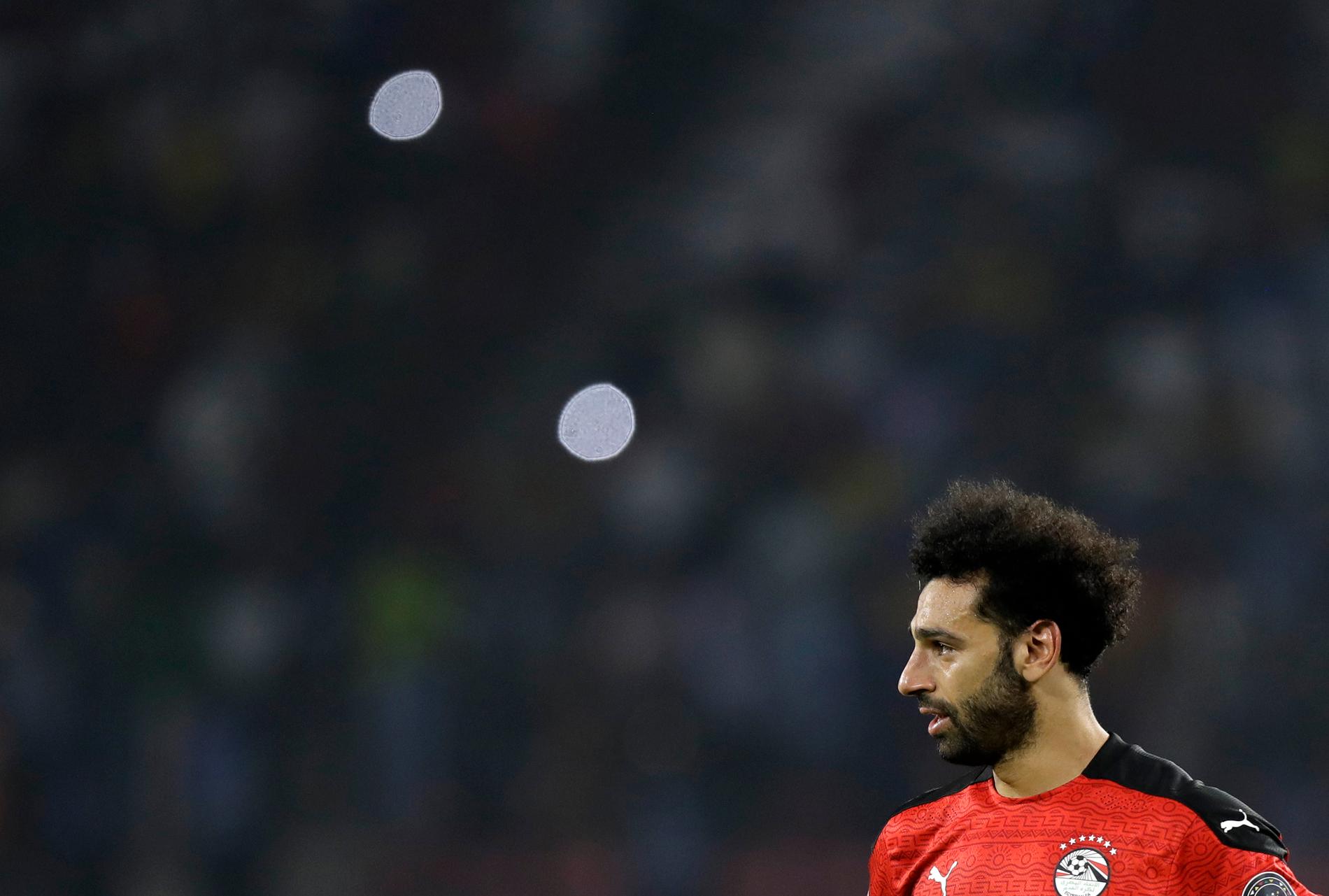 Mohamed Salah deppar efter att Egypten missat VM. Arkivbild.