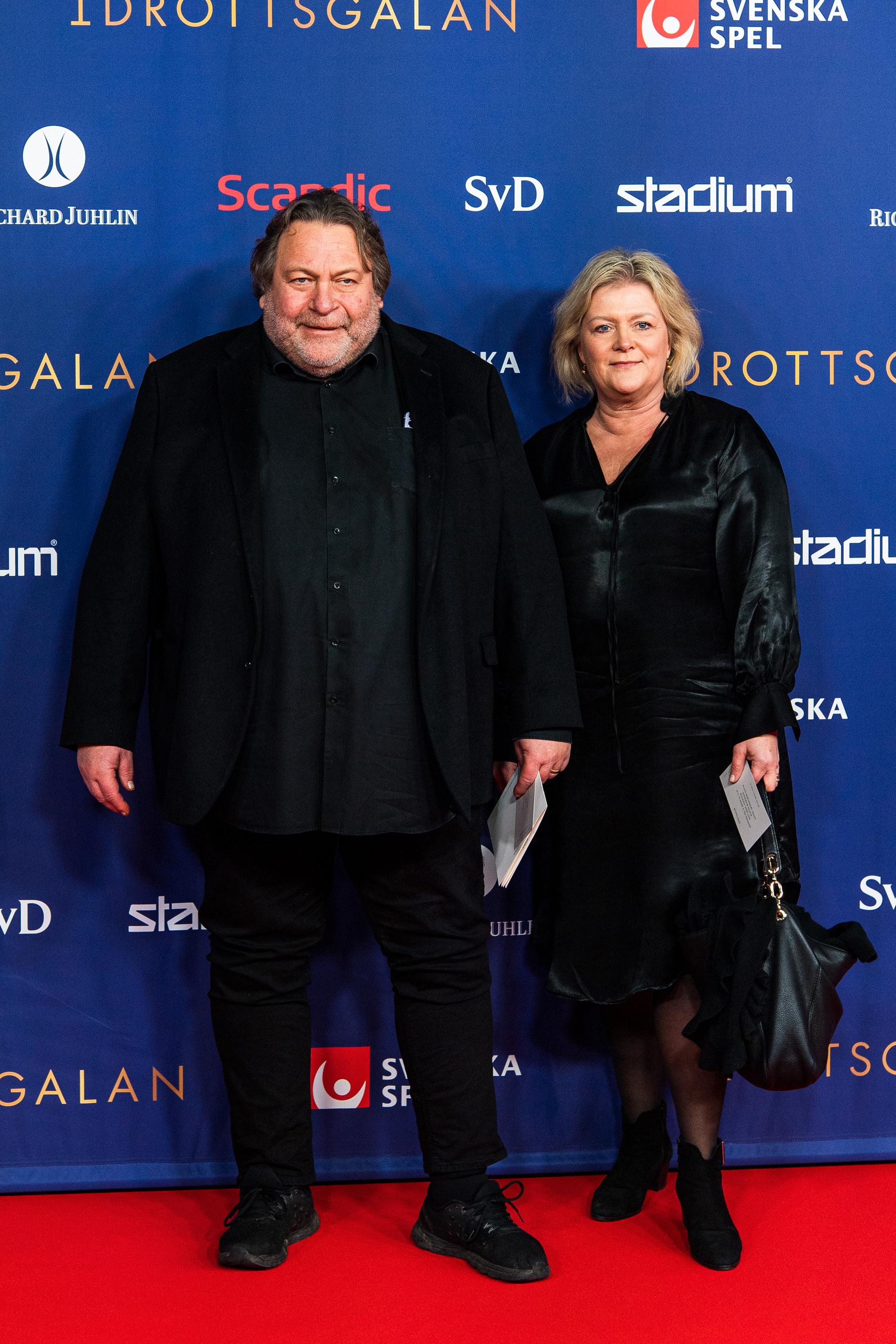 Torsten Jansson och Ulrika Mässing på Idrottsgalan.