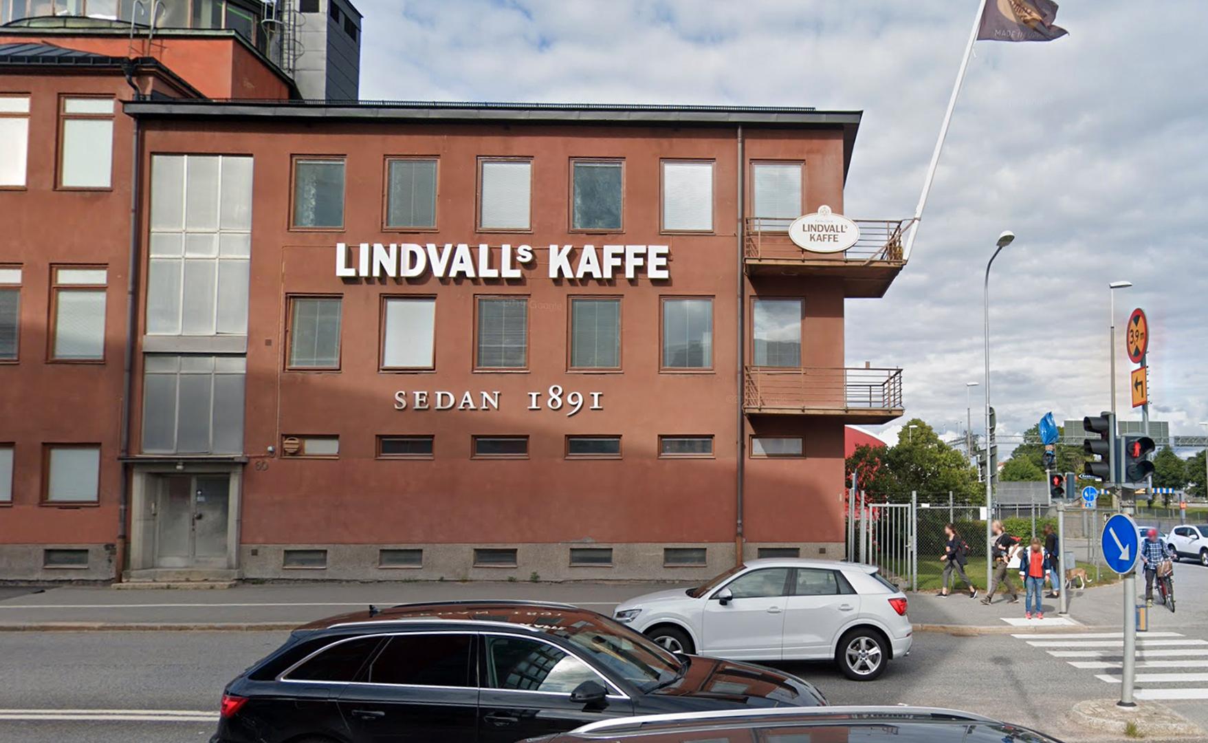 Lindvalls kaffe klarade sig från skador på byggnaden.
