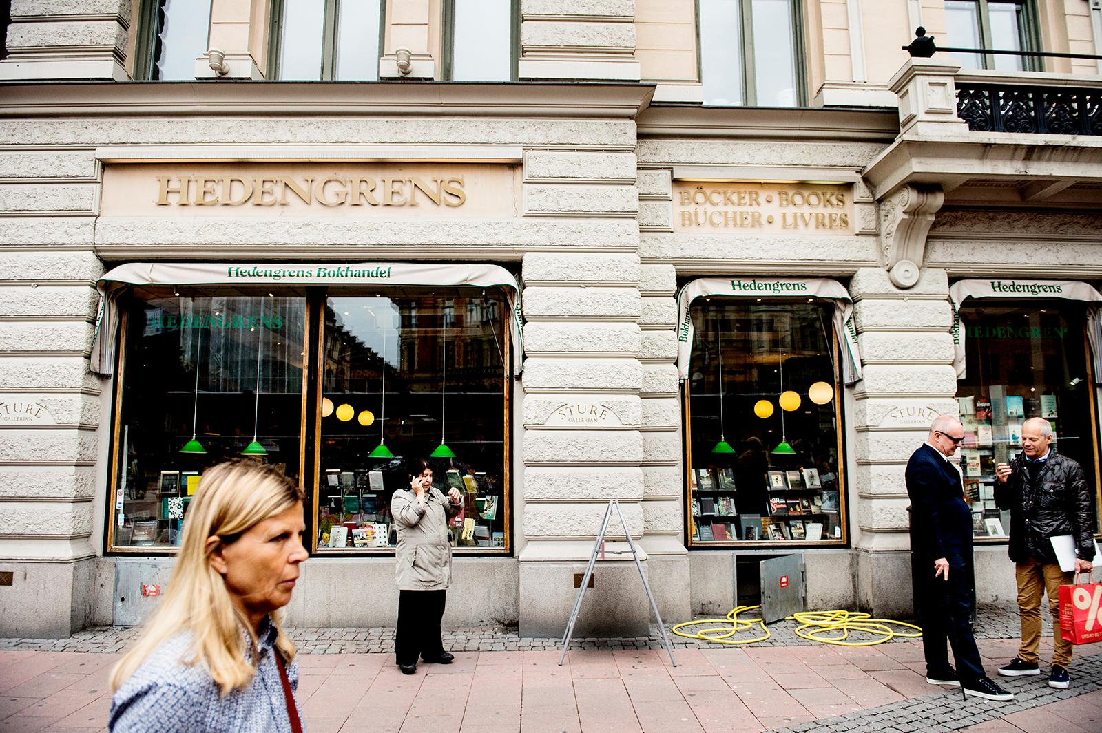 Bokhandeln Hedengrens i Stockholm läggs ner.