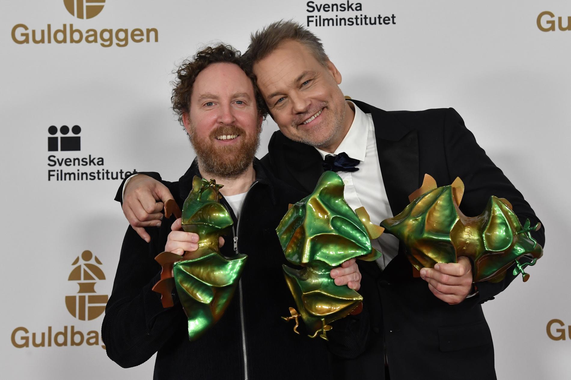 "Spring Uje spring" av Uje Brandelius och Henrik Schyffert tilldelades tre guldbaggar under årets Guldbaggegala.