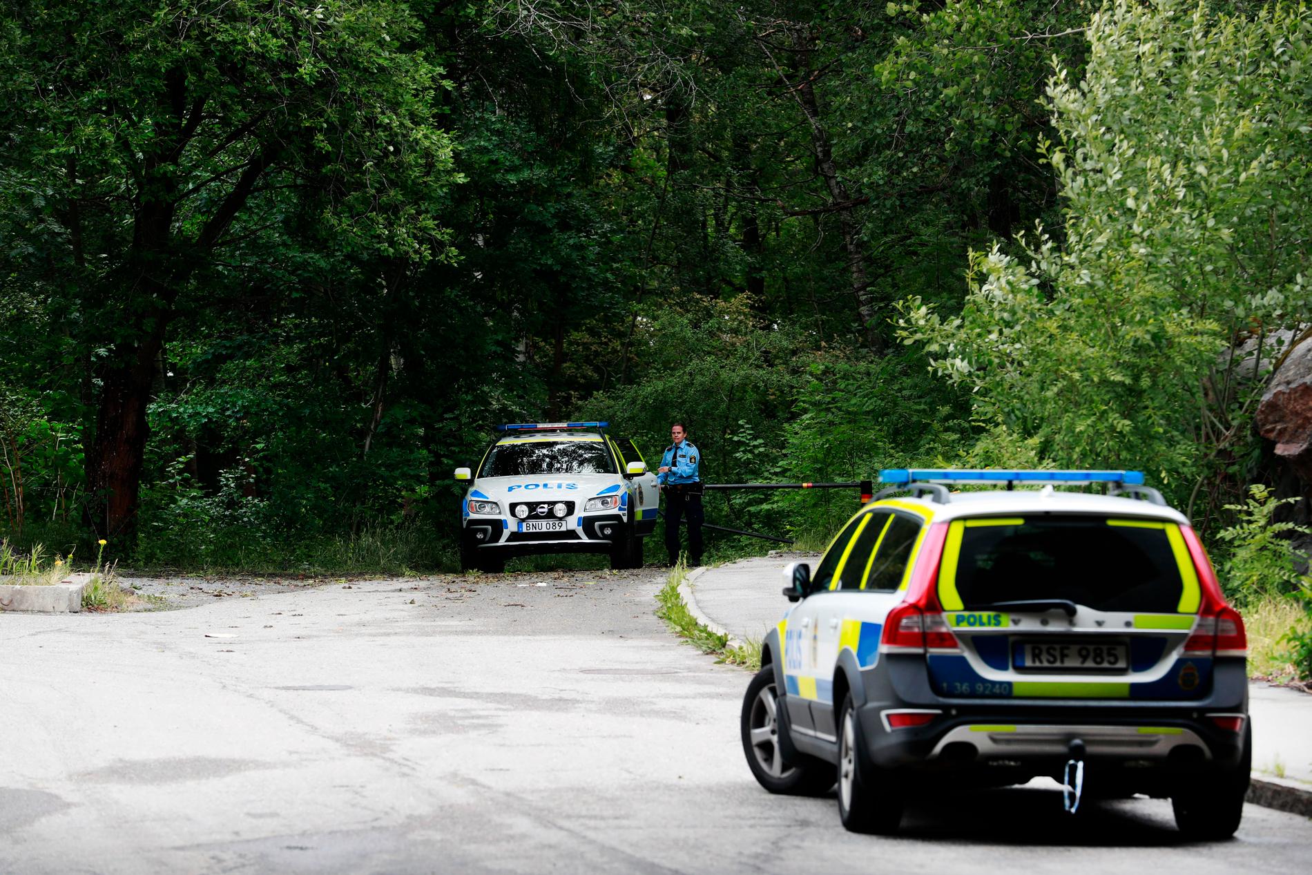 Polisinsats i Skarpnäck