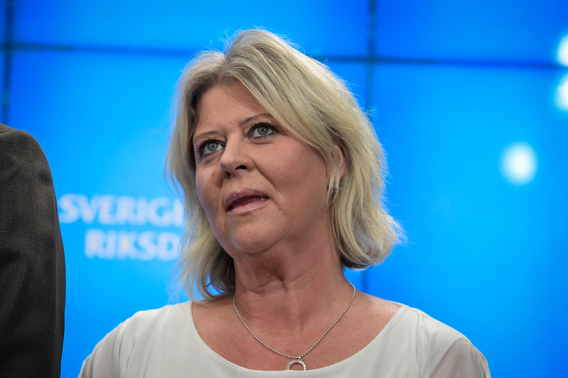 Camilla Waltersson Grönvall, socialpolitisk talesperson (M). Arkivbild.