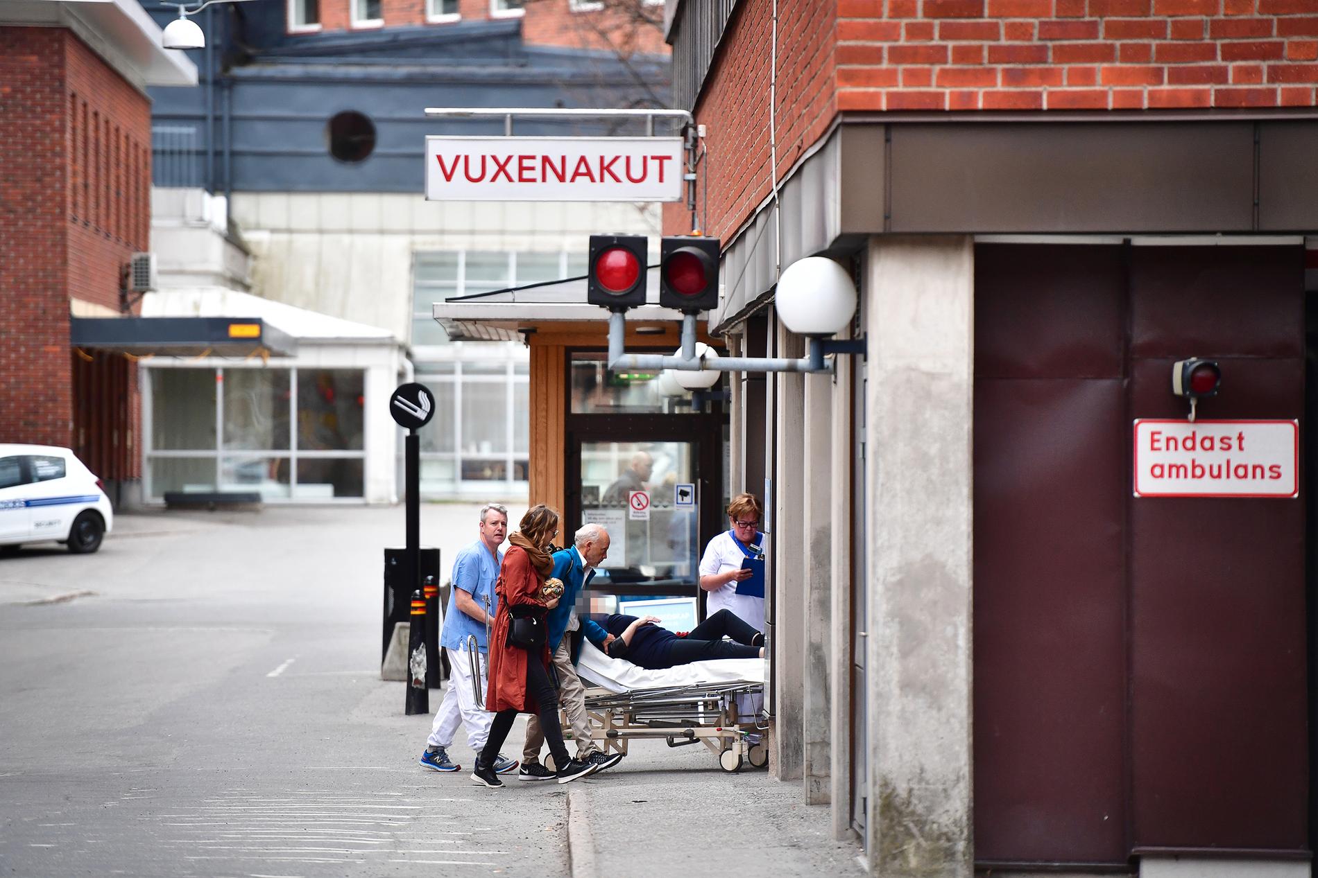 De skadade i attacken på Drottninggatan fördes till flera sjukhus i Stockholm.