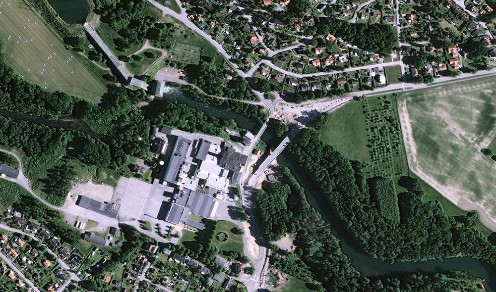 I det här området i Ljungsbro inträffade under natten till lördag ett grovt våldsbrott.