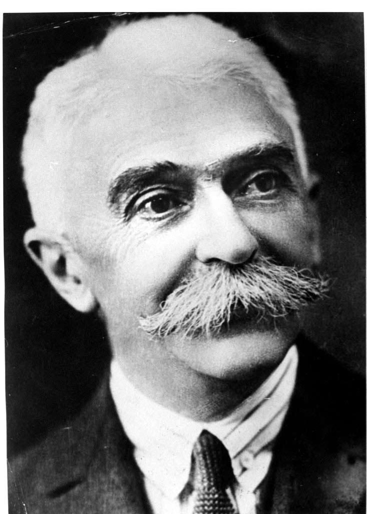 Baron Pierre de Coubertin.