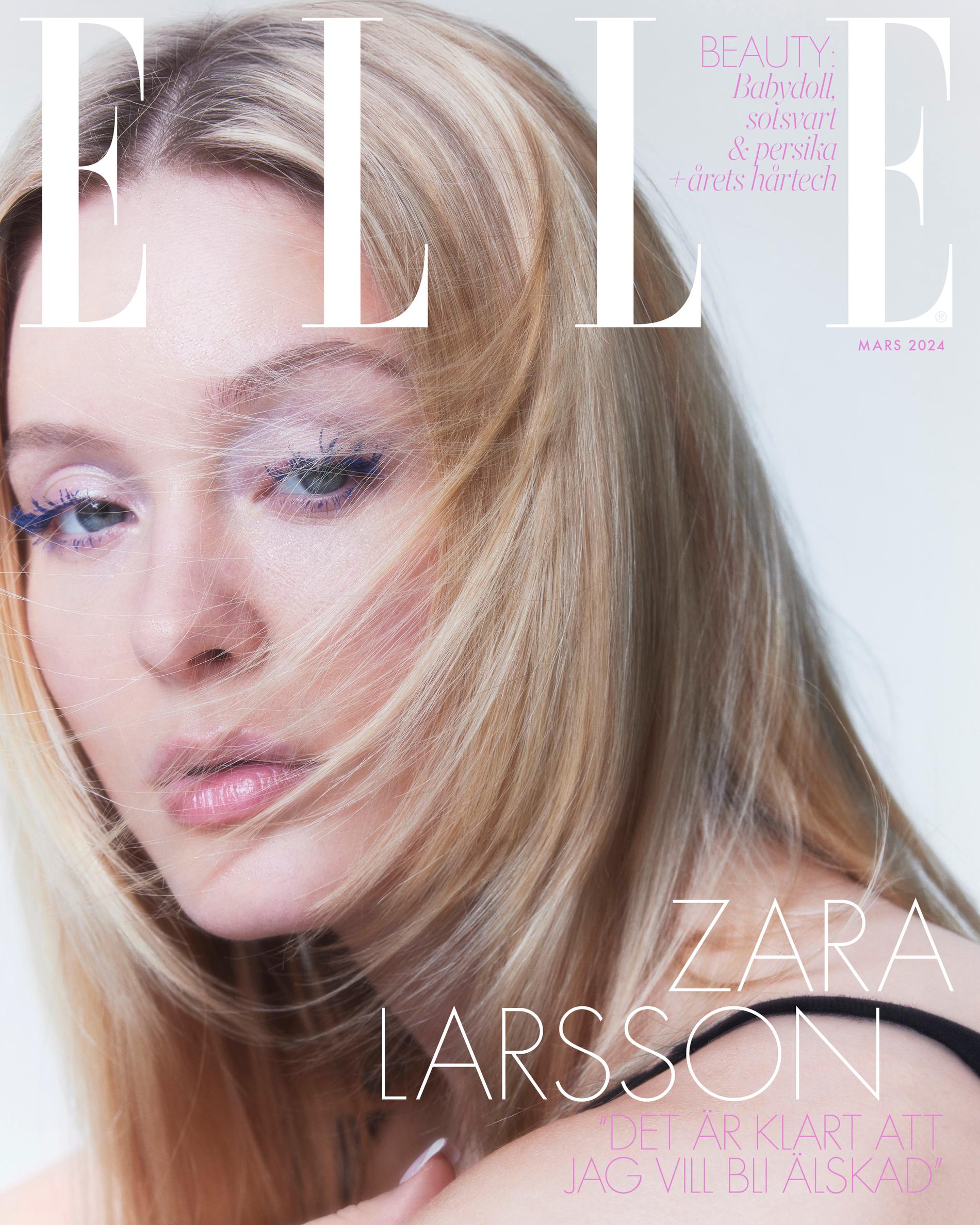 Zara Larsson på omslaget av kommande numret av Elle.
