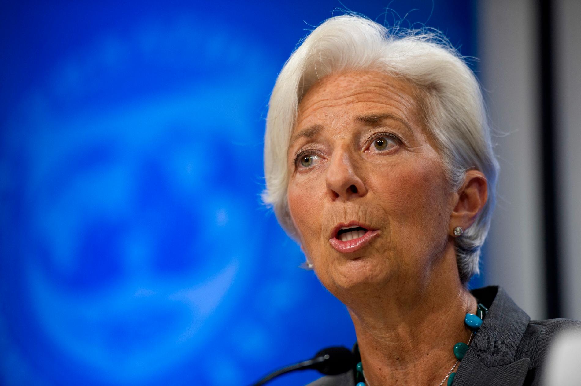 Christine Lagarde är chef för den europeiska centralbanken.