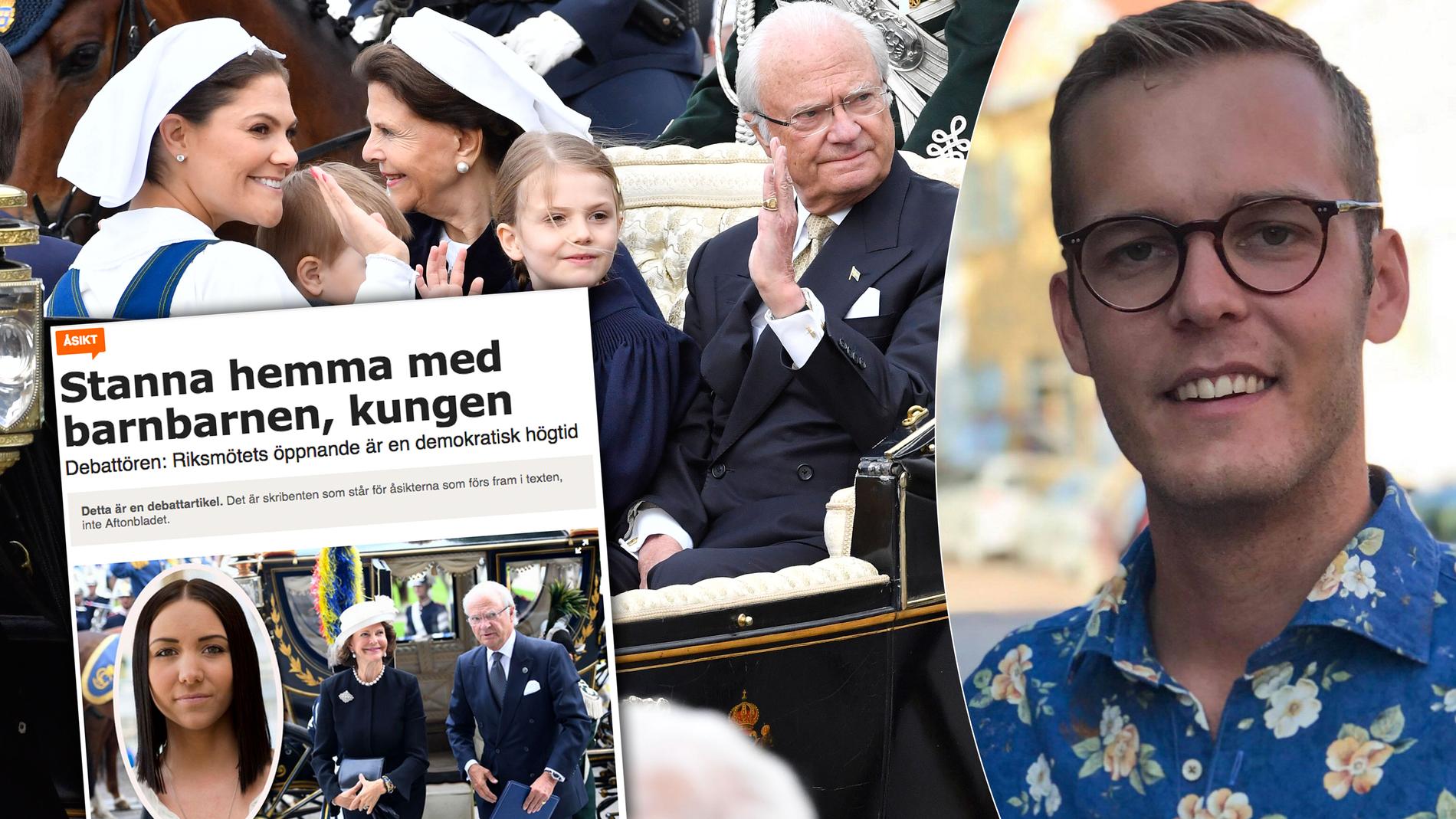 Vi har demokratiskt, genom Sveriges riksdag, beslutat att vi även fortsättningsvis skall vara en monarki, skriver Eric Dicksson.