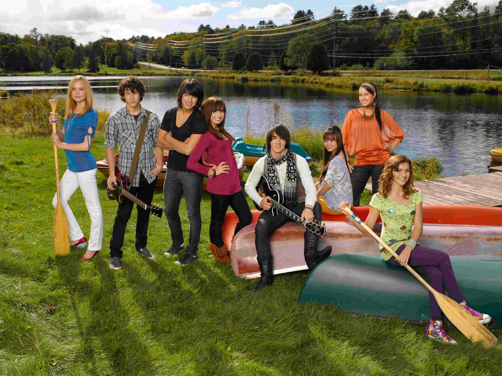 Barnskådespelarna i filmen ”Camp rock”. Alyson Stoner längst till höger.