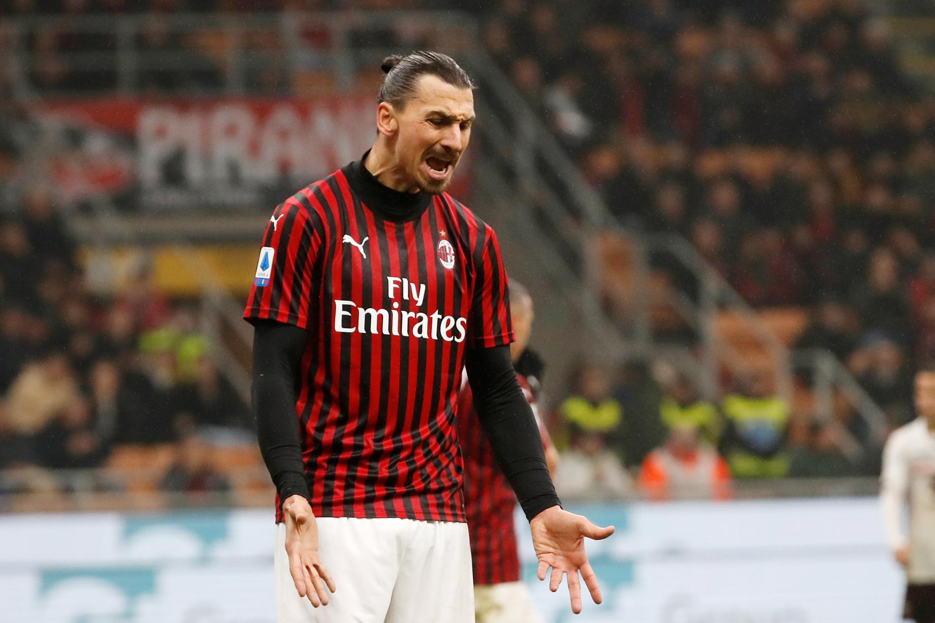 Zlatan Ibrahimovics Milan kan ha spelat sin sista ligamatch den här Serie A-säsongen. Arkivbild.