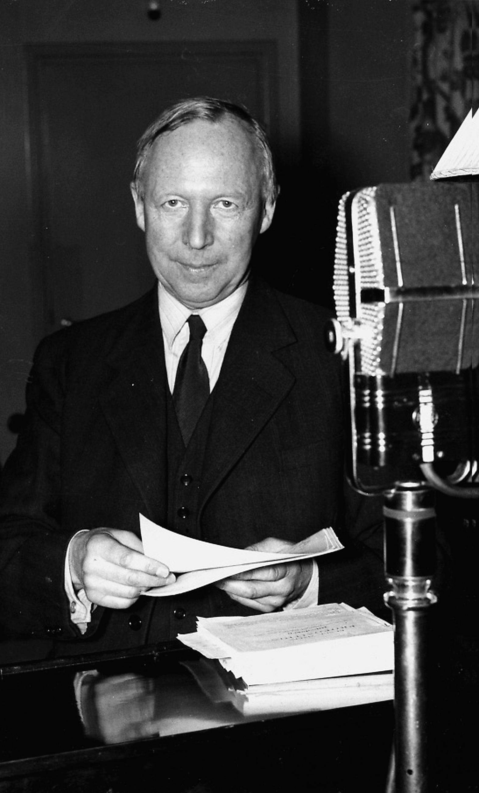 Ernst Wigforss (s) var finansminister 1936-1949.